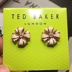 NWT Ted Baker London Rosetta Enamel Stud Earrings